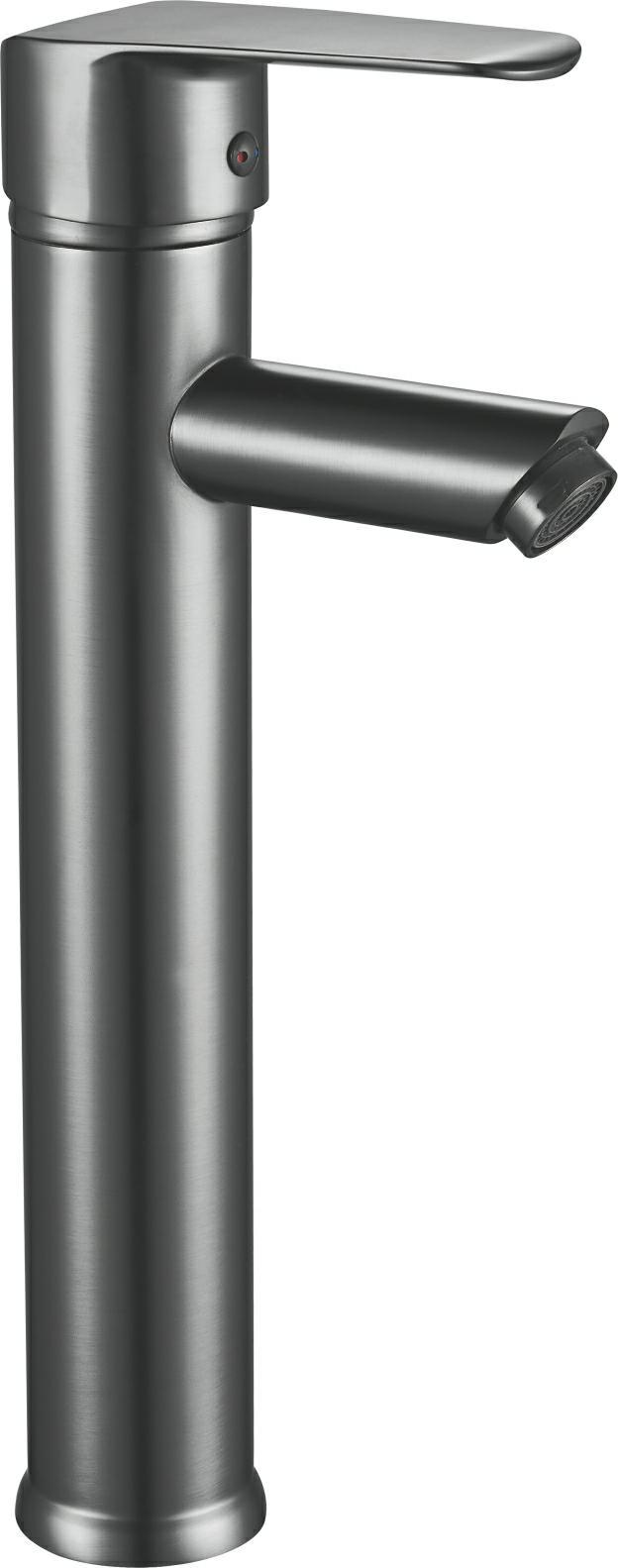 Fegyverszürke magas ívű csaptelep