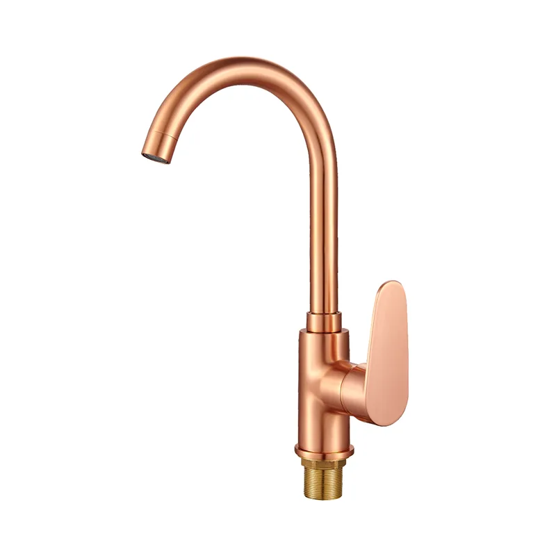 Single Handle Gunmetal Commercial Kitchen Faucet